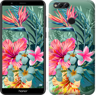 

Чехол Тропические цветы v1 для Huawei Honor 7X 845227