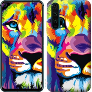 

Чохол Різнобарвний лев на Huawei Honor 20 Pro 741389