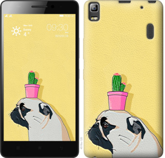 

Чехол Мопс с кактусом для Lenovo A7000 795516
