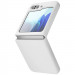 Фото Чехол Foldables Silicone Cover Lakshmi (AAA) для Samsung Galaxy Z Flip5 (Белый / White) на vchehle.ua
