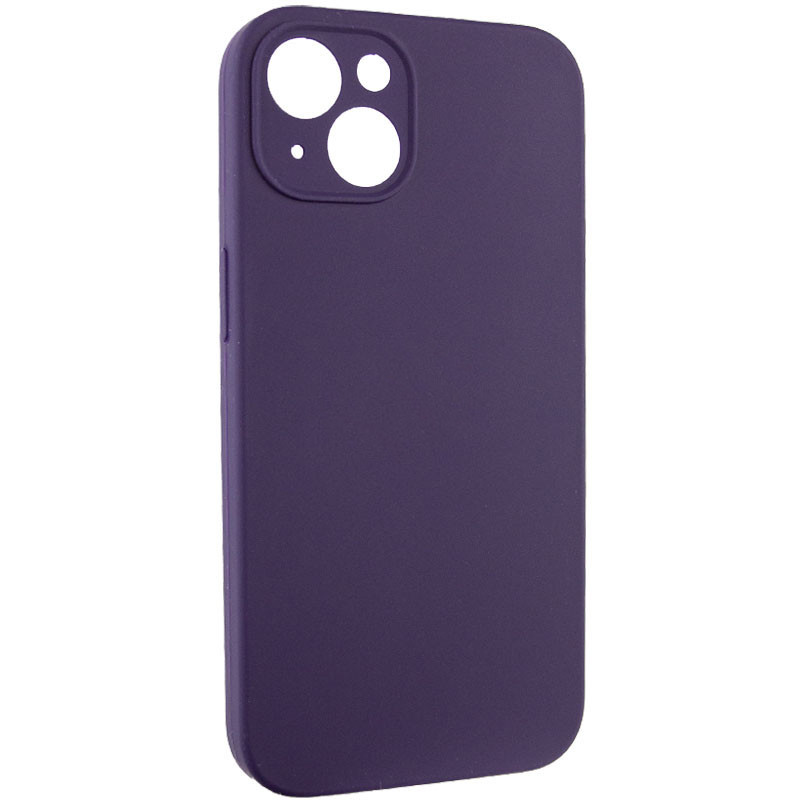 Фото Чехол Silicone Case Full Camera Protective (AA) NO LOGO для Apple iPhone 13 (6.1") (Фиолетовый / Elderberry) на vchehle.ua