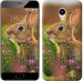 Чехол Кролик и цветы для Meizu M5