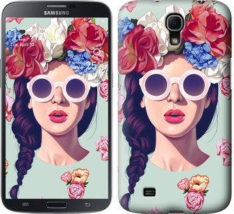 

Чехол Девушка с цветами для Samsung Galaxy Mega 6.3 i9200 95609