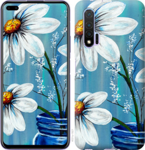 

Чохол Красиві арт-ромашки на Huawei Nova 6 879223