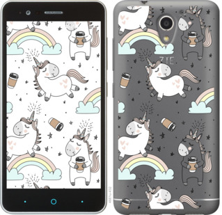

Чохол Єдиноріг і кава на ZTE A510 841258