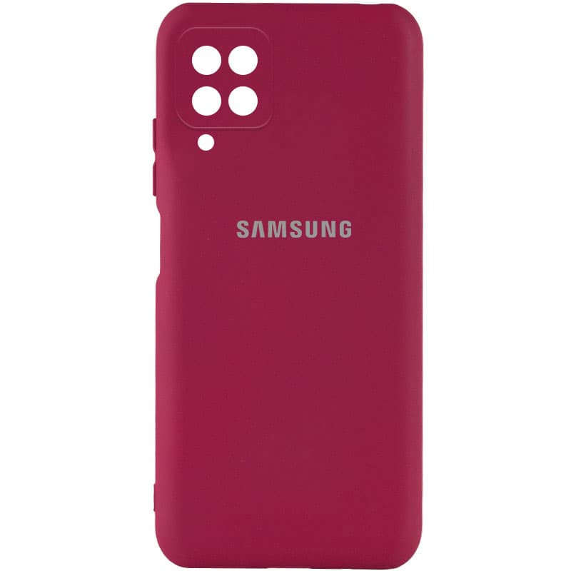 

Чохол Silicone Cover My Color Full Camera (A) для Samsung Galaxy A12 (Бордовий / Marsala) 1192054