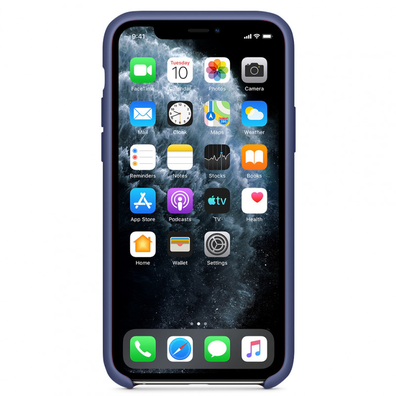 Фото Чехол Silicone Case without Logo (AA) для Apple iPhone 11 Pro (5.8") (Синий / Aqua Blue) на vchehle.ua