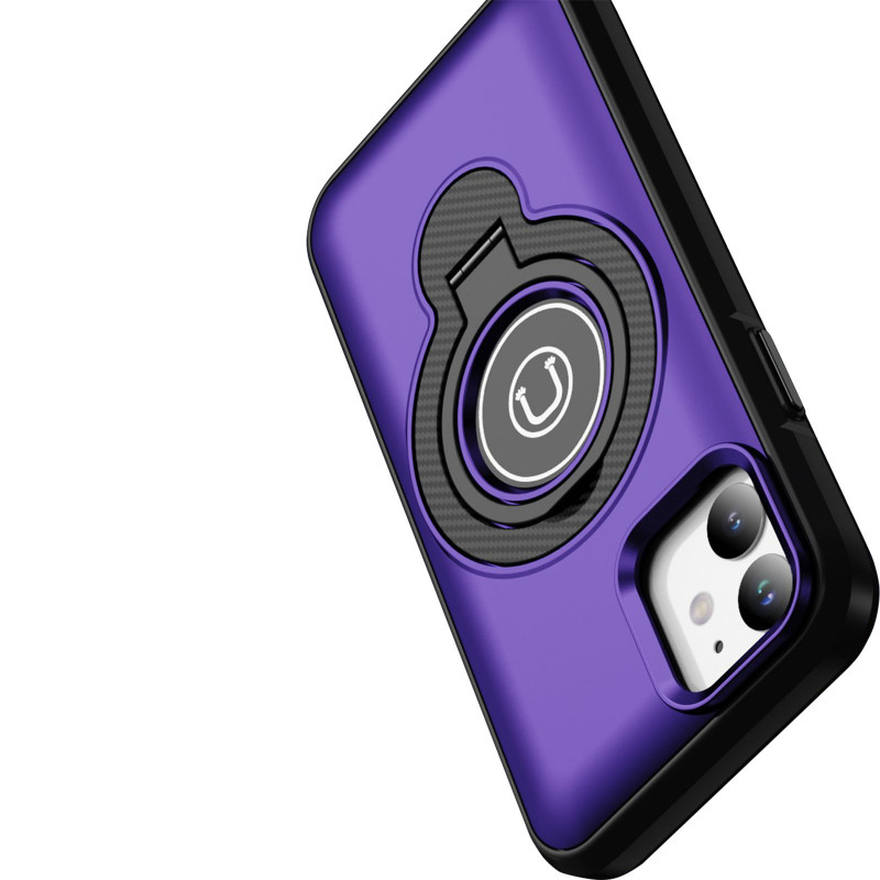TPU+Textured PC Magnet на Apple iPhone 11 / XR (6.1") (Purple) в магазині vchehle.ua