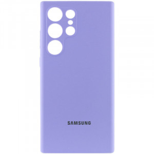 Чехол Silicone Cover Lakshmi Full Camera (AAA) with Logo для Samsung Galaxy S24 Ultra