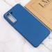 TPU чехол Bonbon Metal Style для Samsung Galaxy S21 FE (Синий / Denim Blue) в магазине vchehle.ua