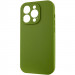 Фото Чохол Silicone Case Full Camera Protective (AA) NO LOGO на Apple iPhone 14 Pro Max (6.7") (Зелений / Dark Olive) в маназині vchehle.ua