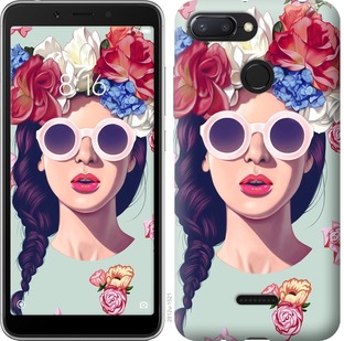 

Чохол Дівчина з квітами на Xiaomi Redmi 6 670101