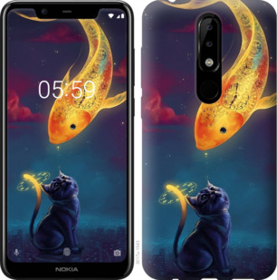 

Чехол Кошкин сон для Nokia 5.1 Plus 878946