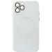 Чехол TPU+Glass Sapphire Midnight with Magnetic Safe для Apple iPhone 14 Pro (6.1") (Белый / White)