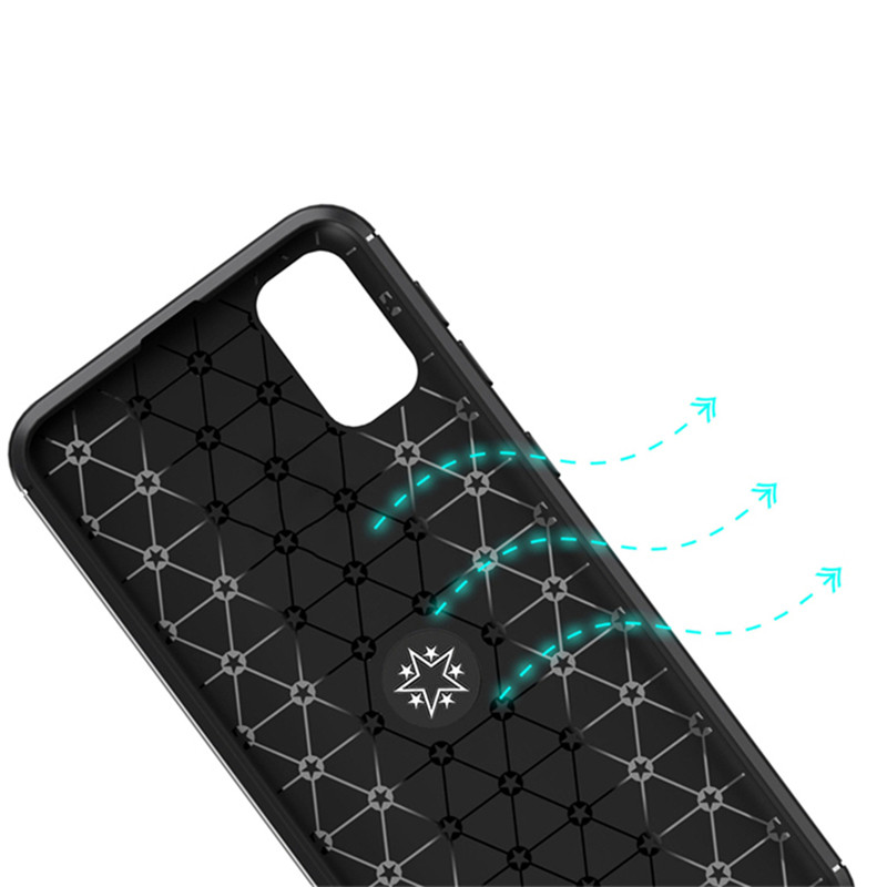 Фото TPU чехол Deen ColorRing под магнитный держатель (opp) для Samsung Galaxy A71 (Черный / Черный) на vchehle.ua