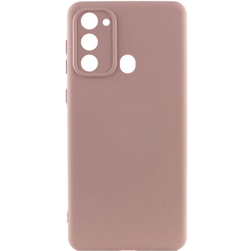 Чехол Silicone Cover Lakshmi Full Camera (A) для Tecno Spark Go 2022 (KG5m) (Розовый / Pink Sand)