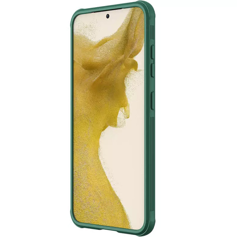 Карбоновая накладка Nillkin Camshield (шторка на камеру) для Samsung Galaxy S23+ (Зеленый / Deep Green) в магазине vchehle.ua