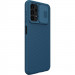 Фото Карбоновая накладка Nillkin Camshield (шторка на камеру) для Samsung Galaxy A13 4G (Синий / Blue) в магазине vchehle.ua