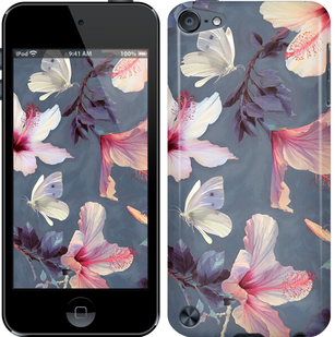 

Чехол Нарисованные цветы для iPod Touch 5 596066