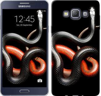 

Чохол Червоно-чорна змія на чорному тлі на Samsung Galaxy A7 A700H 481970