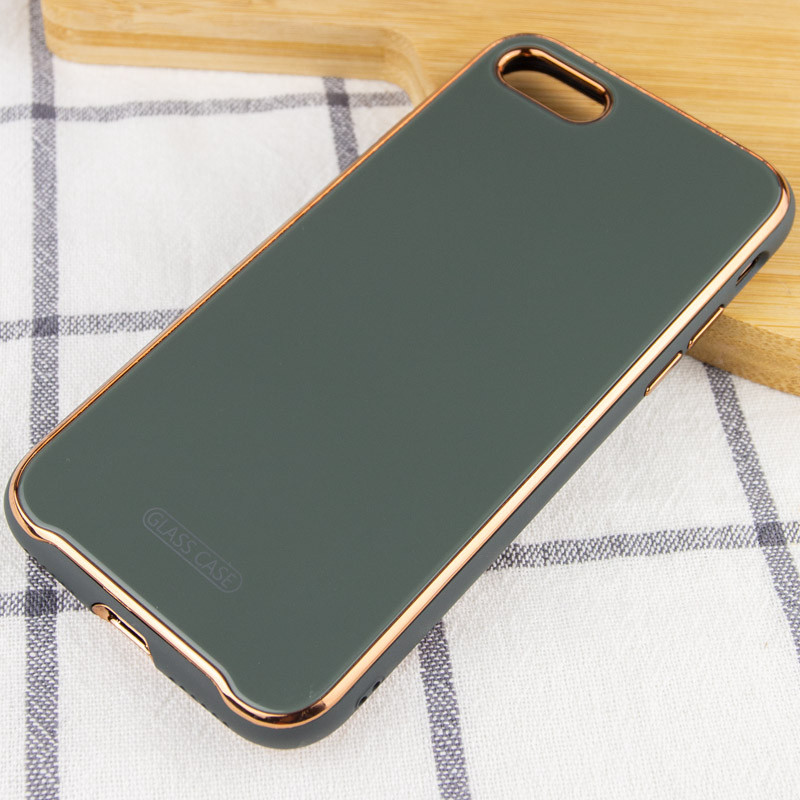

TPU+Glass чехол Venezia для iPhone 7 (4.7'') (Зеленый / Pine green) 923289