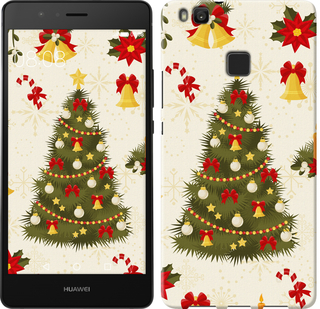 

Чехол Новогодняя елка для Huawei P9 Lite 451083