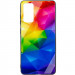 TPU+Glass чехол Diversity для Samsung Galaxy S20 FE (Rainbow)