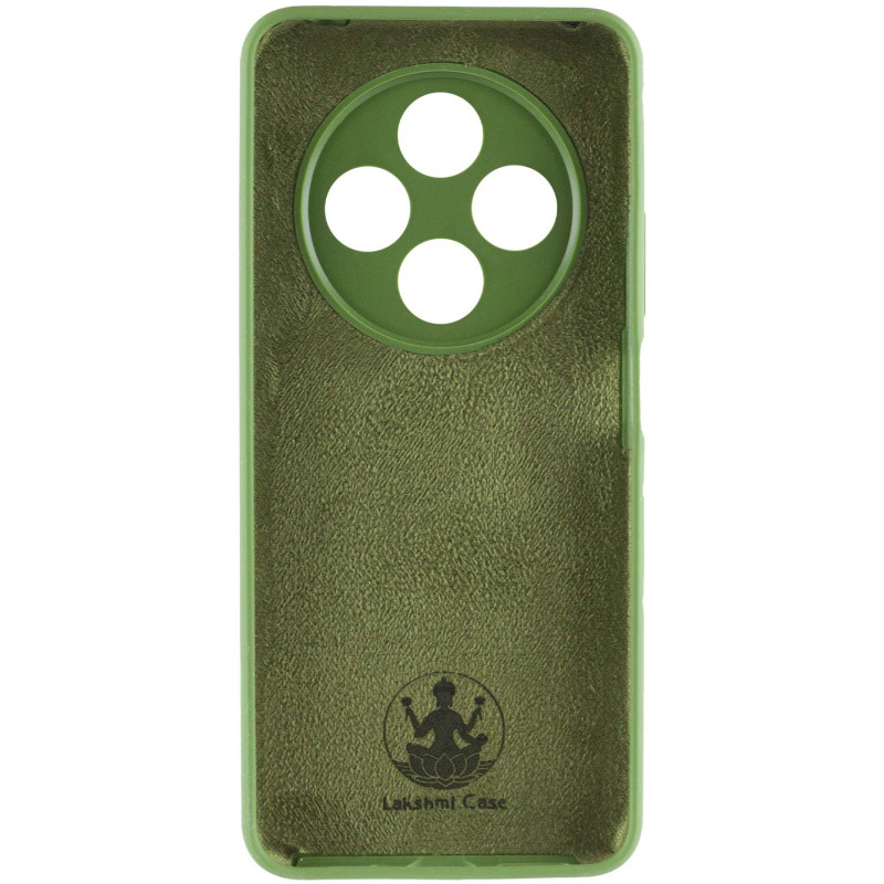 Чехол Silicone Cover Lakshmi Full Camera (AA) для Xiaomi Redmi 14C / Poco C75 (Зеленый / Dark green) в магазине vchehle.ua