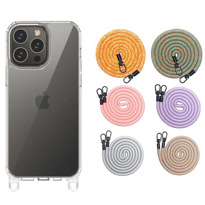 Чохол TPU Transparent with Straps на Apple iPhone 12 Pro / 12 (6.1")