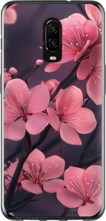 Чохол Пурпурна сакура на OnePlus 6T