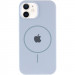 Фото Чехол Silicone Case Full Protective (AA) with Magnetic Safe для Apple iPhone 11 (6.1") (Голубой / Lilac Blue) на vchehle.ua