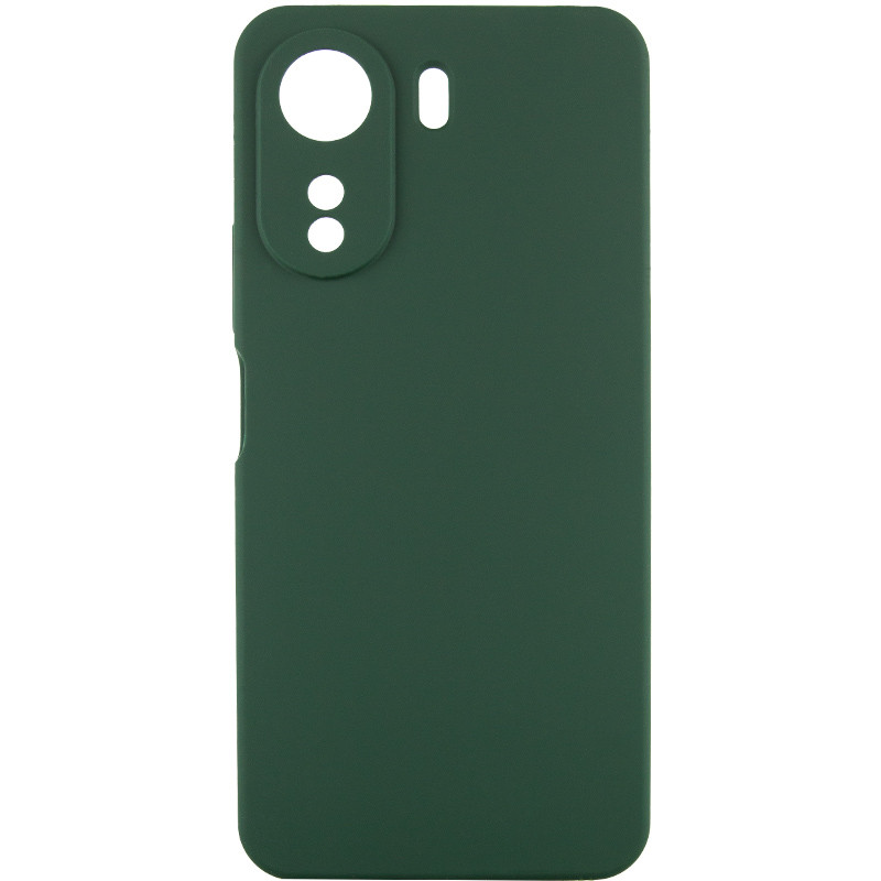 Чехол Silicone Cover Lakshmi Full Camera (AA) для Oppo A60 4G (Зеленый / Dark green)