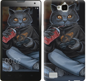 

Чохол gamer cat на Huawei Honor 3C 635574