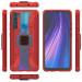 Ударопрочный чехол Combo Ring for Magnet для Xiaomi Redmi Note 8T (Красный)