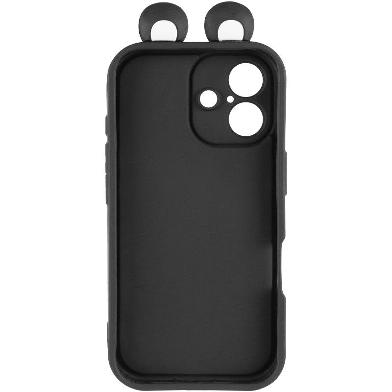 Фото Чехол TPU Toys Case with Ears для Apple iPhone 16 (6.1") (Black) в магазине vchehle.ua