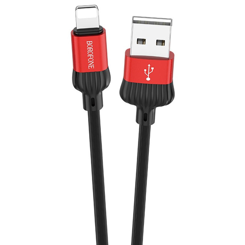 Фото Дата кабель Borofone BX28 Dignity USB to Lightning (1m) (Красный) на vchehle.ua