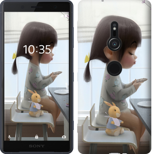 

Чохол Мила дівчинка з зайчиком на Sony Xperia XZ2 H8266 636611