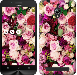 

Чехол Розы и пионы для Asus Zenfone Go ZC500TG 652281