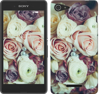 

Чехол Букет роз для Sony Xperia E3 D2202 452393