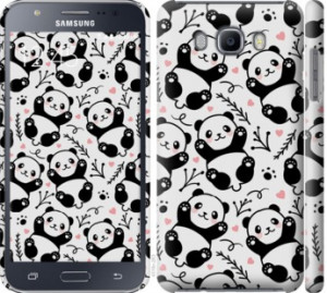 Чехол Панды для Samsung Galaxy J7 (2016) J710F