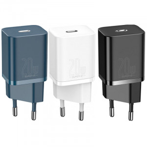 МЗП Baseus Super Si Quick Charger 20W (1USB-C) (CCSUP-B)