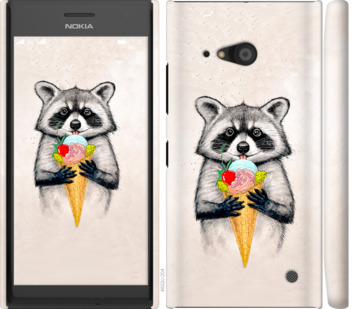 

Чохол Єнотик з морозивом на Nokia Lumia 730 801519