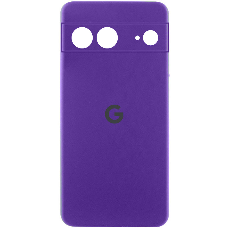 Чехол Silicone Cover Lakshmi Full Camera (AAA) with Logo для Google Pixel 7 (Фиолетовый / Amethyst)