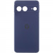 Чехол Silicone Cover Lakshmi Full Camera (AAA) with Logo для Google Pixel 7 (Темно-синий / Midnight blue)