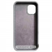 Фото Чохол Silicone Case Full Protective NO LOGO with Ring на Apple iPhone 16e (6.1") (Grey) на vchehle.ua