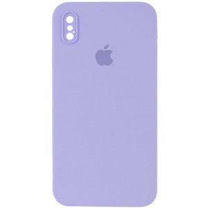 Чехол Silicone Case Square Full Camera Protective (AA) для Apple iPhone XS Max (6.5")