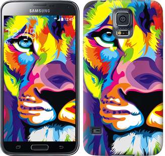 

Чехол Разноцветный лев для Samsung Galaxy S5 Duos SM G900FD 261405