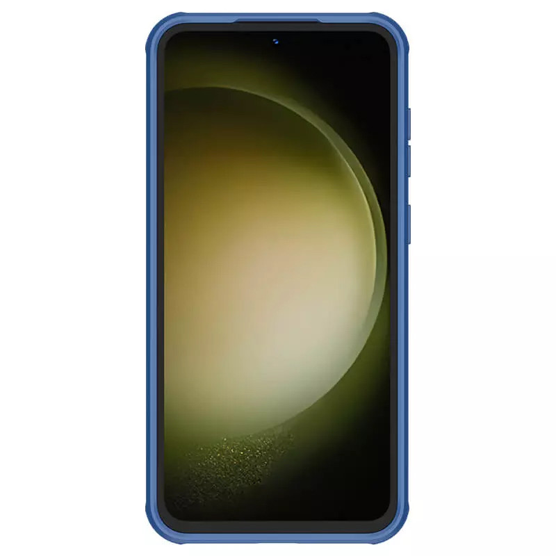 Карбоновая накладка Nillkin CamShield Pro для Samsung Galaxy S23 FE (Blue) в магазине vchehle.ua