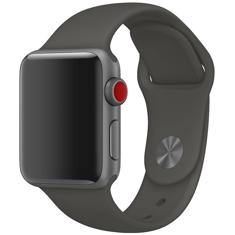 

Силиконовый ремешок для Apple watch 42mm / 44mm (Сірий / Dark Gray) 1081013