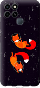 Чехол Лисички в космосе для Infinix Smart 6